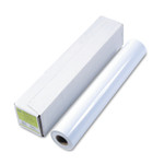 HP DesignJet Inkjet Large Format Paper, 7 mil, 24" x 100 ft, High-Gloss White View Product Image
