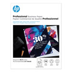 HP Inkjet Brochure Paper, 98 Bright, 48 lb Bond Weight, 8.5 x 11, White, 150/Pack HEWQ1987A View Product Image