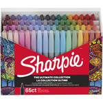 Sharpie Fine Tip Permanent Marker, Fine Bullet Tip, Assorted Colors, 65/Pack Product Image 