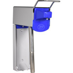 Zep D-4000 Heavy-Duty Plus Dispenser - Manual - 1 gal Capacity - Heavy Duty, Durable, Corrosion Resistant, Rust Resistant, Abrasion Resistant, Ergonomic Handle - Metallic Gray, Blue Product Image 