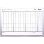 AbilityOne - White Board, 90-Day Planner, Non-Dated, Aluminum Frame, 3' x 2' - (7110-01-407-0160) (7110014070160) Product Image 