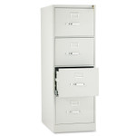 HON 510 Series Vertical File, 4 Legal-Size File Drawers, Light Gray, 18.25" x 25" x 52" (HON514CPQ) View Product Image