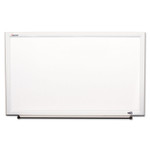 AbilityOne 7110015680400, SKILCRAFT Cubicle Magnetic Dry Erase Board, 18" x 30", White Surface, White Aluminum Frame Product Image 