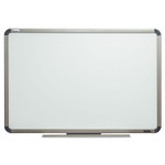 AbilityOne 7110016222121, SKILCRAFT Total Erase White Board, 36" x 24", White Surface, Euro Titanium Finished Aluminum Frame Product Image 