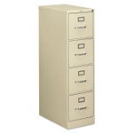 HON 510 Series Vertical File, 4 Letter-Size File Drawers, Putty, 15" x 25" x 52" (HON514PL) View Product Image