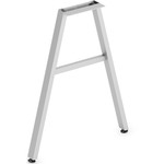 HON Mod HLPLLEG24A Worksurface A-Leg - x 24" Width - Finish: Silver Product Image 