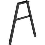 HON Mod HLPLLEG24A Worksurface A-Leg - x 24" Width - Finish: Black Product Image 