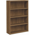 HON H105534 Bookcase - 57.1" Height x 36" Width x 13.1" Depth - 4 Shelve(s) - Finish: Pinnacle, Laminate Product Image 