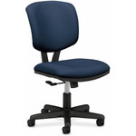HON Volt Chair - Navy Seat Color - Navy Back Color - Fabric Back Material - Black Frame Color - Low Back Product Image 