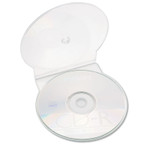 AbilityOne - CD/DVD Case, Clamshell, Clear - (7045-01-554-7681) (7045015547681) Product Image 