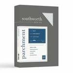 Southworth Parchment Specialty Paper - Gray - Letter - 8 1/2" x 11" - 24 lb Basis Weight - Parchment Product Image 