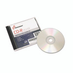 AbilityOne 7045014445160, SKILCRAFT Recordable Compact Disc, CD-R, 700 MB/80 min, 52x, Jewel Case, Silver Product Image 