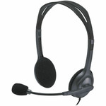 Logitech Stereo Headset H111 - Stereo - Mini-phone (3.5mm) - Wired - 32 Ohm - 20 Hz to 20 kHz Product Image 