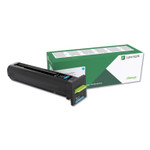 Lexmark 72K1XC0 Return Program Unison Extra High-Yield Toner, 22,000 Page-Yield, Cyan Product Image 