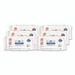 Clorox Healthcare Bleach Germicidal Wipes, Disinfectant Wipes, 1-Ply, 6.75 x 9, Unscented, White, 100 Wipes/Flex-Pack, 6 Flex-Packs/Carton Product Image 