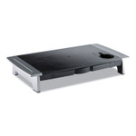 Fellowes Office Suites Premium Monitor Riser, 27" x 14" x 4" to 6.5", Black/Silver Product Image 