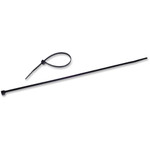 Tatco 18 lb. Nylon Cable Ties - Cable Tie - Black - 18 lb Loop Tensile - 4" Length - Nylon Product Image 
