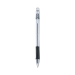 Pilot EasyTouch Ballpoint Pen, Stick, Fine 0.7 mm, Black Ink, Clear/Black Barrel, Dozen Product Image 