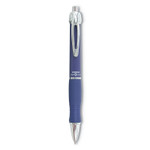Zebra Sarasa Dry X10 Gel Pen, Retractable, Medium 0.7 mm, Blue Ink, Blue/Silver Barrel, 12/Pack Product Image 