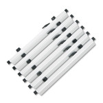 Safco Sheet File Hanging Clamps, 100 Sheets Per Clamp, 18" Length, 6/Carton Product Image 