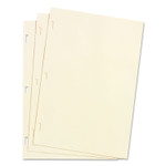 Wilson Jones Looseleaf Minute Book Ledger Sheets, 14 x 8.5, Ivory, Loose Sheet 100/Box Product Image 