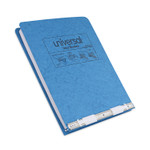 Universal Pressboard Hanging Binder, 2 Posts, 6" Capacity, 9.5 x 11, Light Blue Product Image 