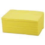 Chix Masslinn Dust Cloths, 1-Ply, 24 x 40, Unscented, Yellow, 25/Bag, 10 Bags/Carton Product Image 