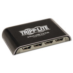 Tripp Lite by Eaton USB 2.0 Hub, 4 Ports, Black/Silver Product Image 