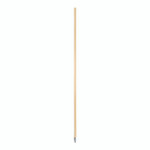 Boardwalk Metal Tip Threaded Hardwood Broom Handle, 0.94" dia x 60", Natural Product Image 