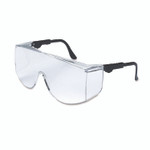 MCR Safety Tacoma Wraparound Safety Glasses, Black Frames, Clear Lenses Product Image 