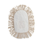 Boardwalk Wedge Dust Mop Head, Cotton, 17.5 x 13.5, White Product Image 