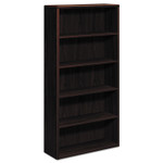HON 10700 Series Wood Bookcase, Five-Shelf, 36w x 13.13d x 71h, Mahogany Product Image 