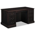 HON 94000 Series Double Pedestal Desk, 60" x 30" x 29.5", Mahogany Product Image 