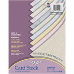Pacon Marble/Parchment Cardstock Sheets - Assorted - Letter - 8 1/2" x 11" - 65 lb Basis Weight - Textured, Parchment, Marble Product Image 