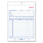 Rediform Sales Book, 15 Lines, Three-Part Carbonless, 5.5 x 7.88, 50 Forms Total Product Image 
