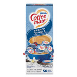 Coffee mate Liquid Coffee Creamer, French Vanilla, 0.38 oz Mini Cups, 50/Box Product Image 