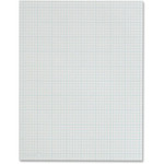 TOPS Quad Ruling Cross Section Pad - Letter - 50 Sheets - Glue - Both Side Ruling Surface - Quad Ruled Front Ruling Product Image 
