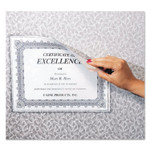 C-Line Cubicle Keepers Hook and Loop-Backed Display, 9.2 x 11.41, Velcro Mount, Clear, 25/Pack Product Image 