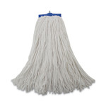 Boardwalk Mop Head, Economical Lie-Flat Head, Rayon Fiber, 20oz, White, 12/Carton Product Image 
