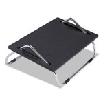 Safco Ergo-Comfort Adjustable Footrest, 18.5w x 11.5d x 8h, Black Product Image 