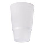 Dart Foam Drink Cups, 32 oz, White, 16/Bag, 25 Bags/Carton Product Image 