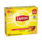 Lipton Tea Bags, Black, 100/Box Product Image 