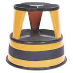 Cramer Kik-Step Steel Step Stool, 2-Step, 350 lb Capacity, 16" Diameter x 14.25"h, Orange Product Image 