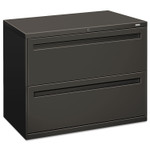 HON Brigade 700 Series Lateral File, 2 Legal/Letter-Size File Drawers, Charcoal, 36" x 18" x 28" (HON782LS) View Product Image