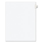 Avery Preprinted Legal Exhibit Side Tab Index Dividers, Avery Style, 10-Tab, 52, 11 x 8.5, White, 25/Pack, (1052) Product Image 