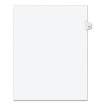 Avery Preprinted Legal Exhibit Side Tab Index Dividers, Avery Style, 10-Tab, 55, 11 x 8.5, White, 25/Pack, (1055) Product Image 