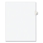 Avery Preprinted Legal Exhibit Side Tab Index Dividers, Avery Style, 10-Tab, 57, 11 x 8.5, White, 25/Pack, (1057) Product Image 