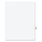 Avery Preprinted Legal Exhibit Side Tab Index Dividers, Avery Style, 10-Tab, 68, 11 x 8.5, White, 25/Pack, (1068) Product Image 
