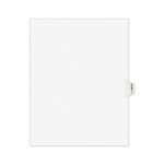 Avery-Style Preprinted Legal Side Tab Divider, 26-Tab, Exhibit F, 11 x 8.5, White, 25/Pack, (1376) Product Image 