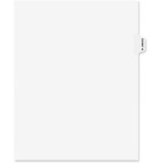 Avery Individual Legal Exhibit Dividers - Avery Style - 1 Printed Tab(s) - Character - M - 8.5" Divider Width x 11" Divider Length Product Image 